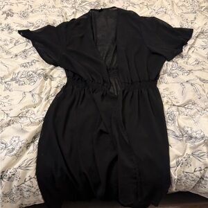 Black Kimono Style Dress